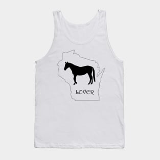 Wisconsin Horse Lover Gift Tank Top